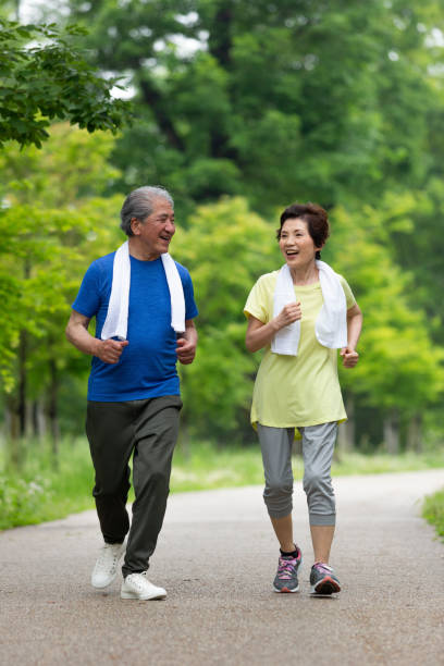 istock Senior couple Exercising 1081972966