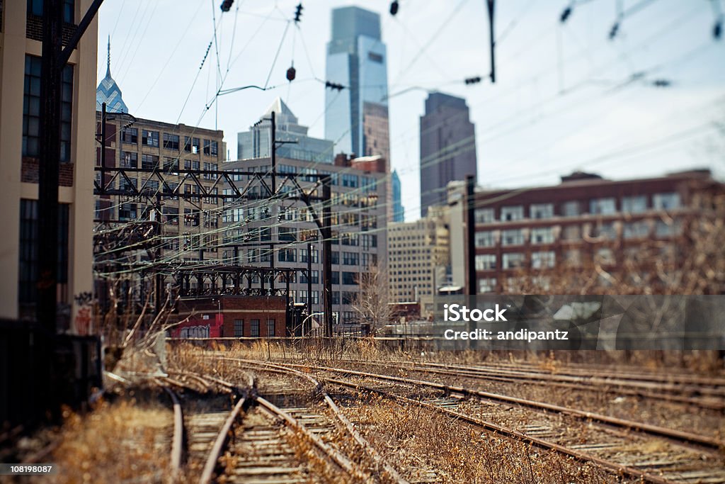 Verlassenen railway - Lizenzfrei Philadelphia - Pennsylvania Stock-Foto