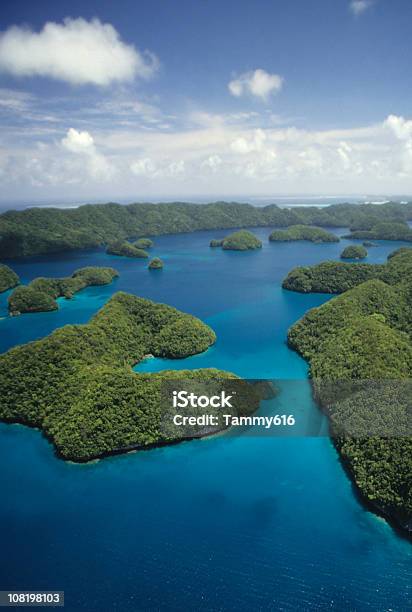 Photo libre de droit de Belle Vue Aérienne banque d'images et plus d'images libres de droit de Palau - Palau, Lagon, Vue aérienne