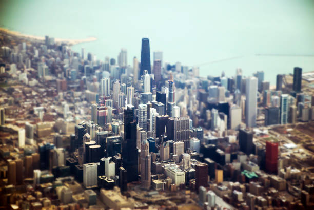 Chicago in the night