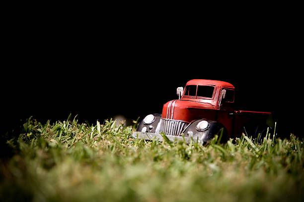 istock Vintage Toy Truck in Grass 108198914