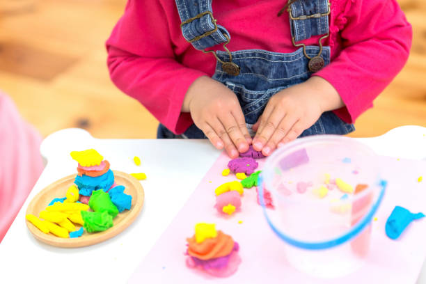 istock Girl playing on clay 1081991144