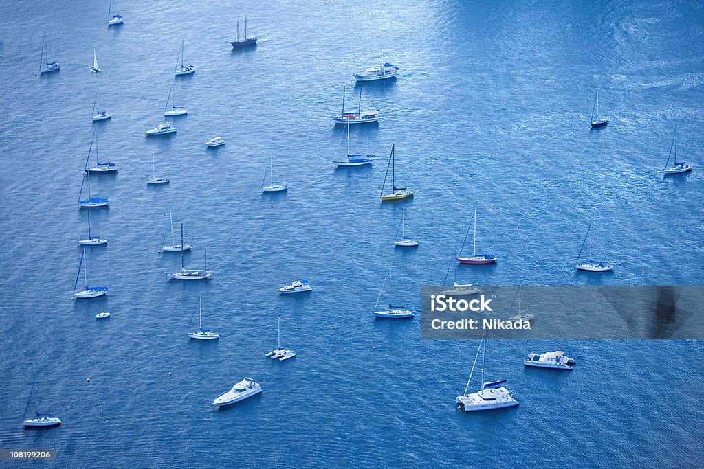 Meer mit Schiffe - Lizenzfrei Aktivitäten und Sport Stock-Foto