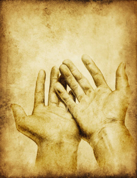 istock Hand Drawing on a Grungy Paper Background 108199597