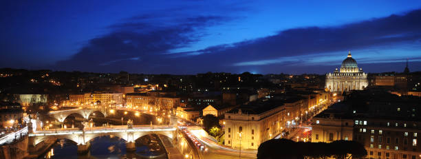 istock Tiber River and Vatican City at Night 108199635