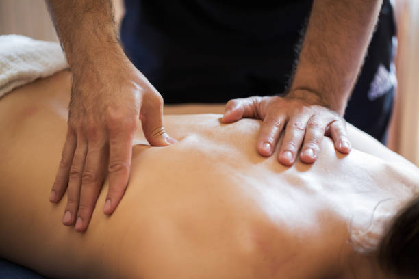 istock Massage in natural light - close up 1081996894