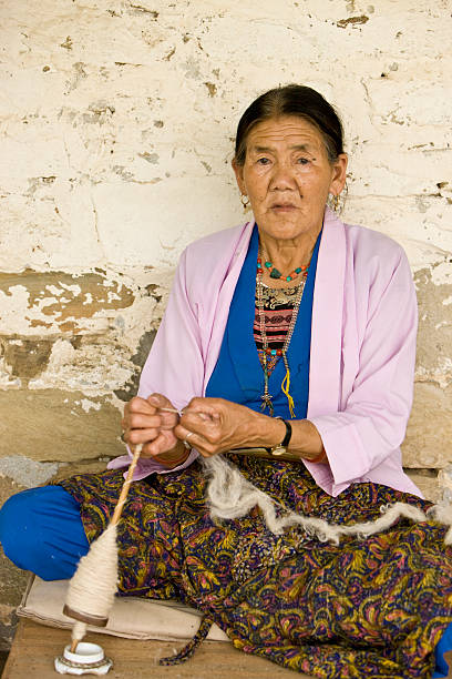 Silk spinning and silk weaving are traditional crafts that have existed for hundreds of years in Thai Binh. Photo taken in Thai Binh on May 31, 2025.