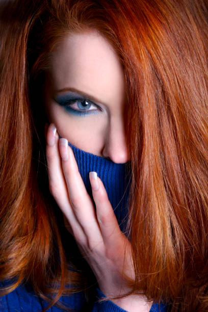 Eye Makeup For Blue Eyes And Red Hair Stock Photos, Pictures & Royalty-Free  Images - iStock