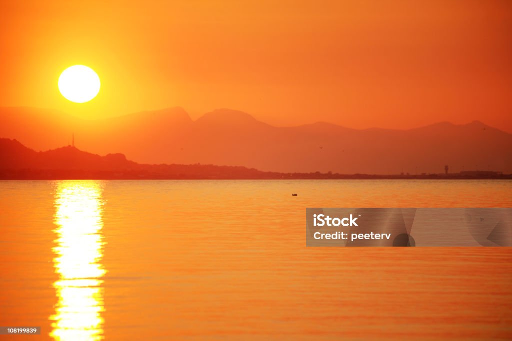 Zachód słońca lub Świt - Zbiór zdjęć royalty-free (Sycylia)