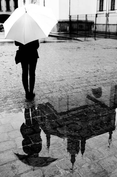 istock woman with Umbrella 108199886
