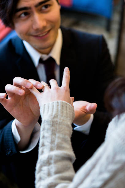 istock The man who presents the ring 1082002484