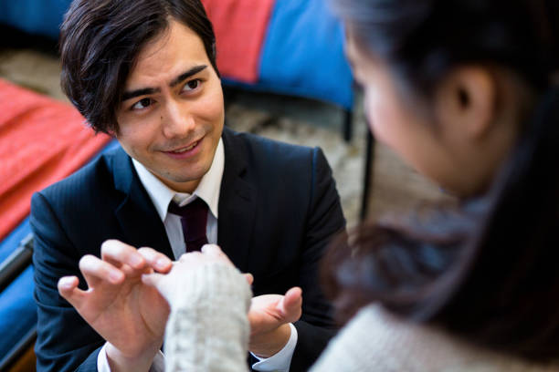 istock The man who presents the ring 1082002498