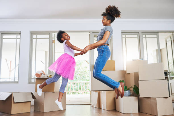 istock Our new home makes us jump for joy! 1082002702