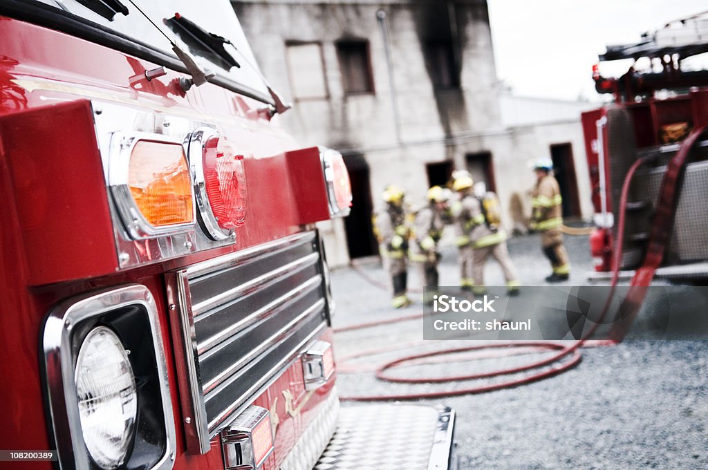 La lotta contro gli incendi - Foto stock royalty-free di Fuoco