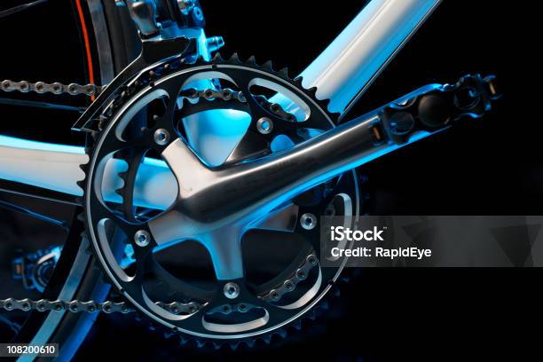 Dettagli Moto Da Corsa - Fotografie stock e altre immagini di Bicicletta - Bicicletta, Ciclismo, Close-up