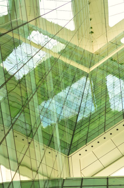istock Reflection of Building in Glass 108200714