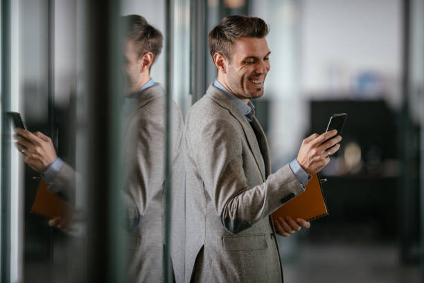istock Handsome male manager portrait 1082009388