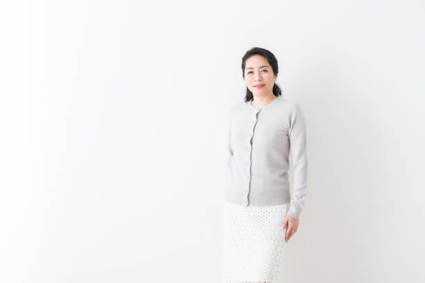 istock Middle woman standing at camera 1082009842