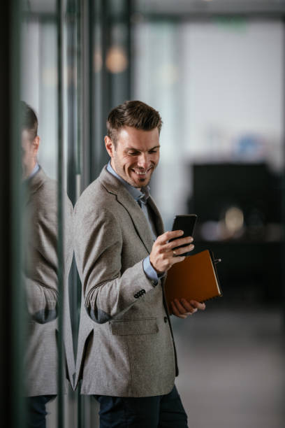 istock Handsome male manager portrait 1082011320
