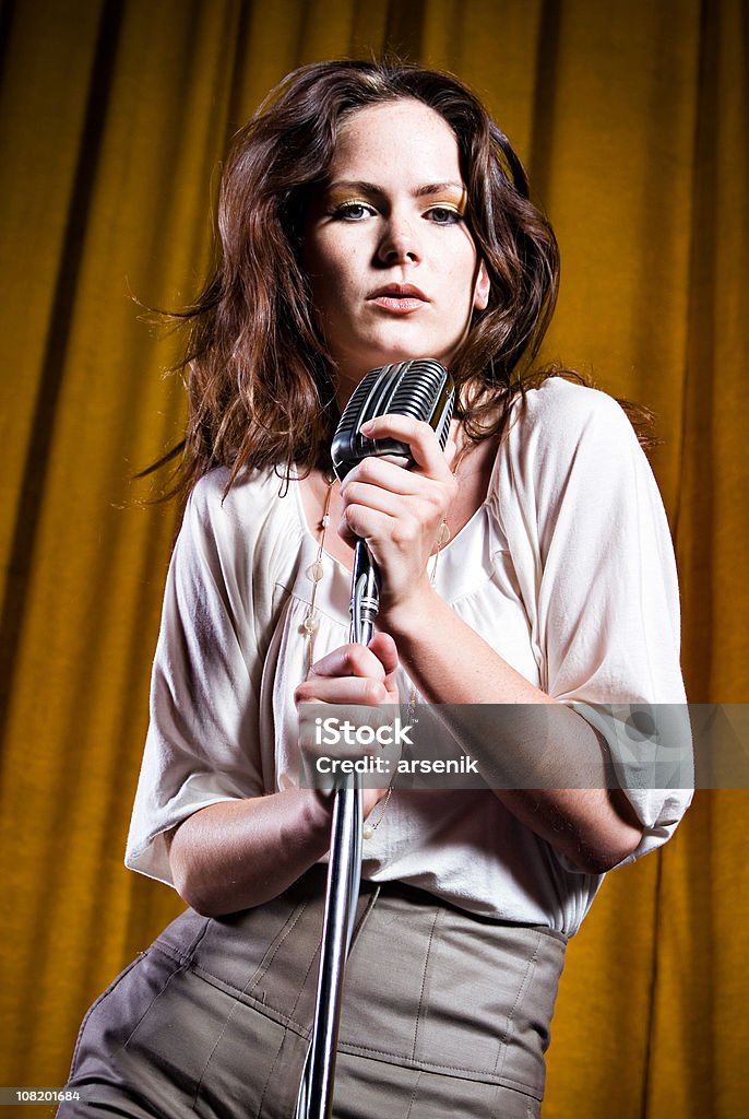 Sexy Cantante - Foto stock royalty-free di Fama