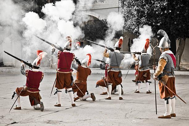 istock Knight Hospitaller Gun Fight 108202151