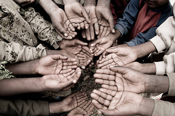 istock African Hands of the poor 108202760