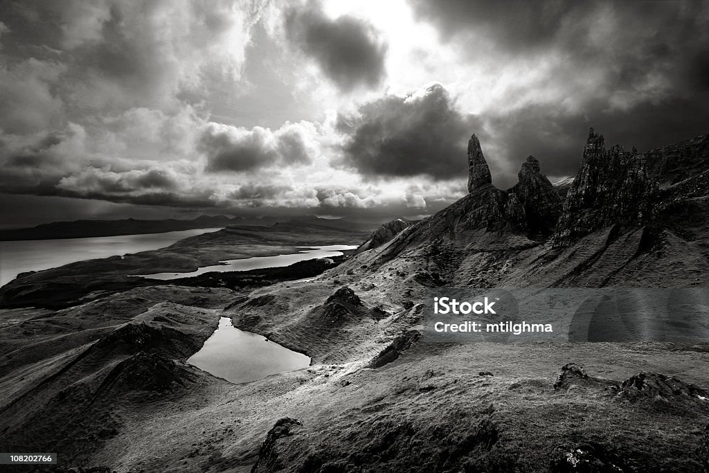 Dramatyczne Krajobraz Szkocji - Zbiór zdjęć royalty-free (Horyzontalny)