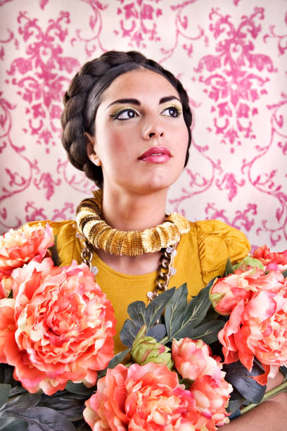 Portrait of a beautiful young woman.