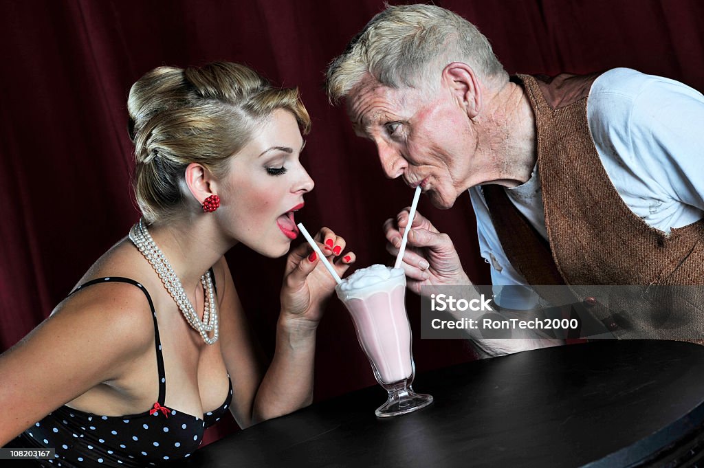 Young woman and older man sharing a milkshake sweet young gold digger / and enraptured old fellow / share strawberry shake

[url=http://www.istockphoto.com/file_search.php?action=file&amp;lightboxID=4636522] [IMG]http://i130.photobucket.com/albums/p259/RonTech2000/lb-diamondlype08.jpg[/IMG][/url] Senior Men Stock Photo