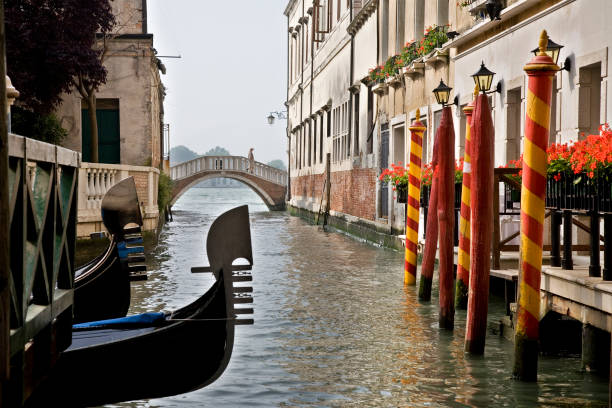 hot red Venice scenery.
