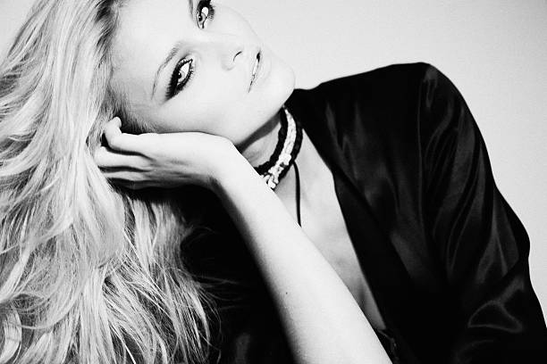 istock Young Woman, Black and White Portrait 108203466