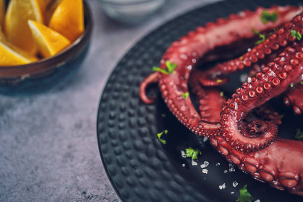 istock Octopus Tentacles with Seasalt and Fresh Salt 1082036308