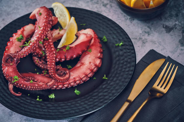istock Octopus Tentacles with Seasalt and Fresh Salt 1082036326