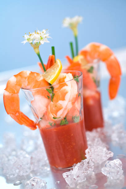 Shrimp Cocktail  shrimp cocktail stock pictures, royalty-free photos & images