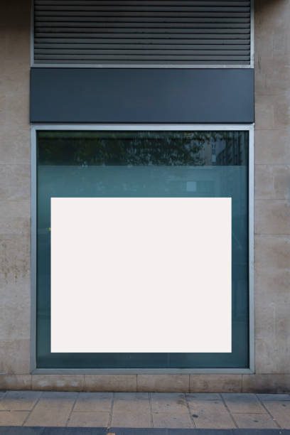 istock Blank billboard in a bank 1082044612