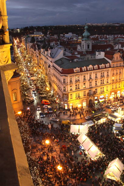 istock Winter Christmas  in Prague 1082066250