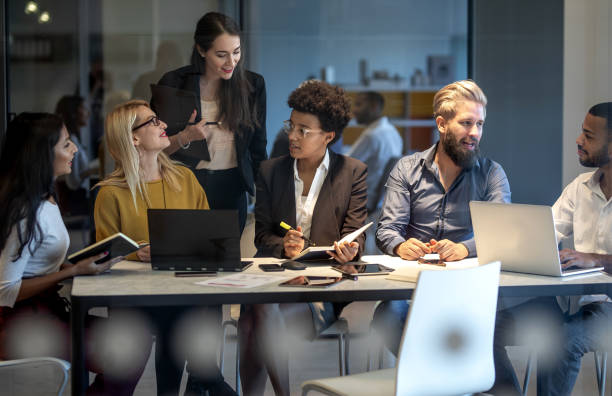 Young Business People Having a Meeting