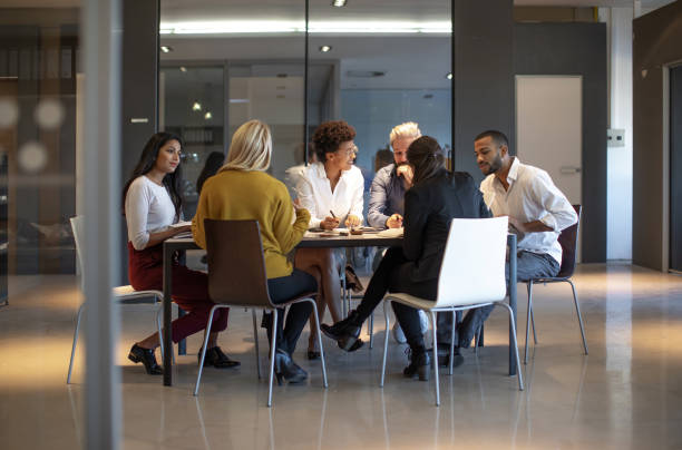 istock Young Business People Having a Meeting 1082071200
