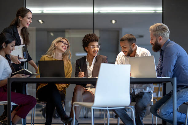 istock Young Business People Having a Meeting 1082071610