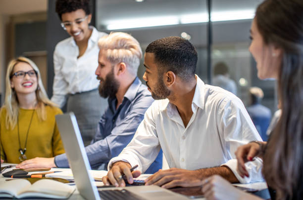 istock Young Business People Having a Meeting 1082073702
