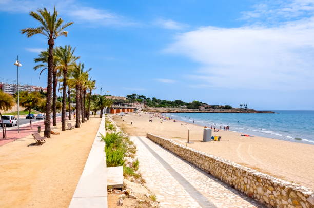 istock Tarragona beach and promenade, Spain 1082074556
