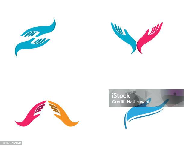 Hand Care Logo Template Vector Icon Business Vector Stock Illustration - Download Image Now