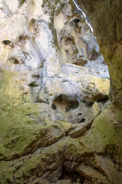 istock a beautiful abstract background, the interior of a cave 1082077054