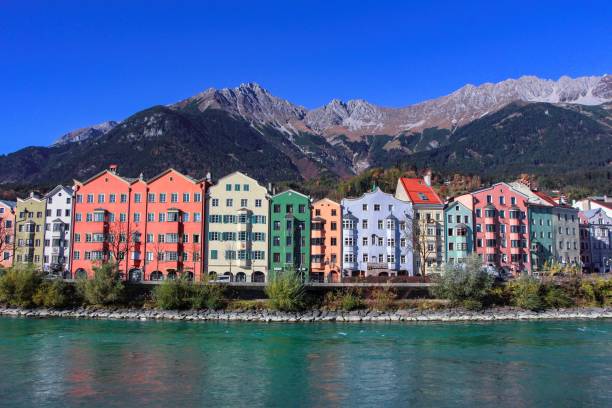 istock Innsbruck famous buildings 1082080162