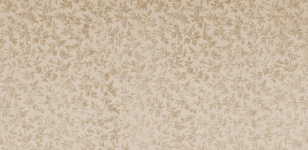 istock Floral Pattern on Antique Paper Background 1082081552