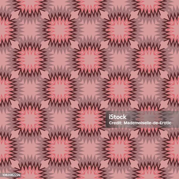 Zigzag Seamless Pattern Vector Illustration For Interior Design ...