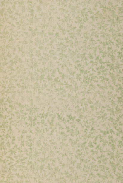istock Floral Pattern on Antique Paper Background 1082083360