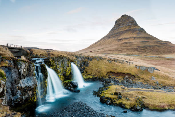istock Kirkjufellfoss Waterfall and Mountain Landscape Iceland 1082087506