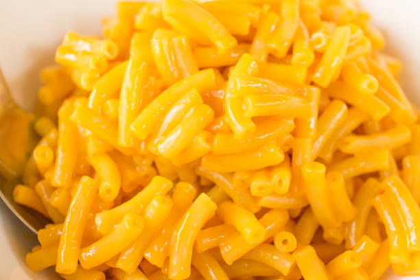 Macaroni and Cheese stock photo