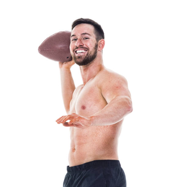 istock Athletic muscular shirtless man 1082098096